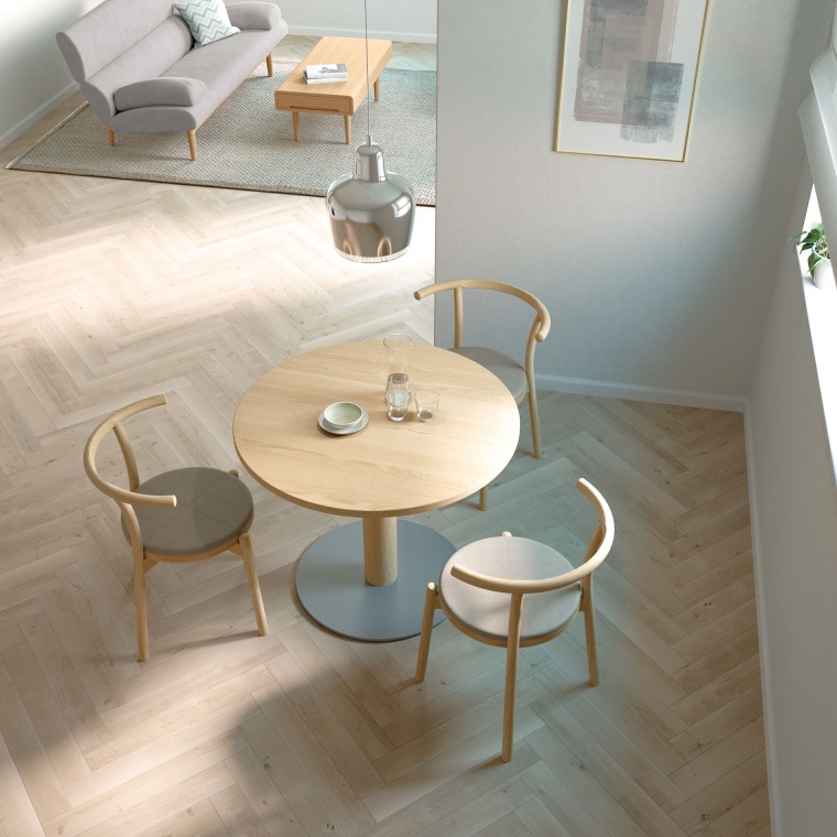 カンディハウス KOTAN チェア　リノリウム　 ベージュ KOTAN High Chair (upholstered seat) | CONDE HOUSE