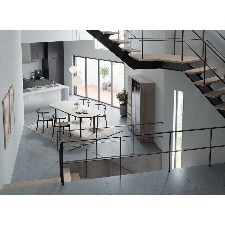 KOTAN High Chair (upholstered seat) | CONDE HOUSE