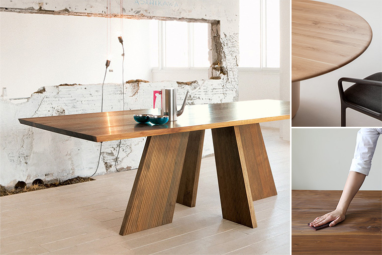 SPLINTER SIDETABLE Φ35 H｜カンディハウス｜コンフォートQ